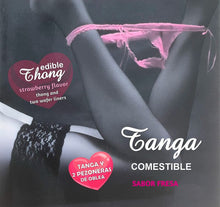 HOTFLOWERS - WAFER GIRL'S THONG WITH 2 STRAWBERRY FLAVOR NIPPLES /es/pt/es/fr/it/