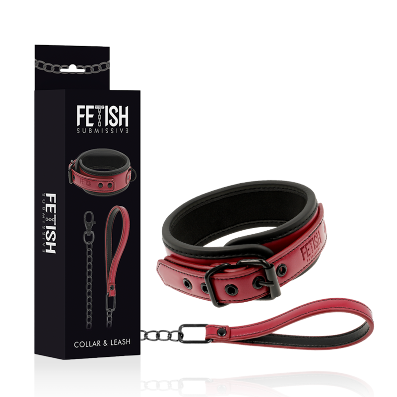 Comprar Fetish Submissive Dark Room Collar Con Cadena – Diseño Confortable Para Exploración Sensual-Noxtic