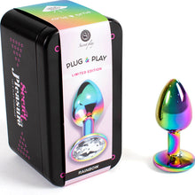 Comprar SECRETPLAY Metal Butt Plug Multicolor Talla S – Diseño Elegante Para Placer Sensorial-Noxtic