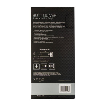 Comprar ROCKS-OFF Butt Quiver – Estimulador Con 7 Velocidades Para Placer Personalizado-Noxtic