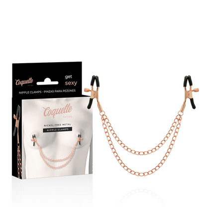 Comprar COQUETTE Chic Desire – Pinzas Metálicas Para Estimulación Sensorial Con Cadena-Noxtic