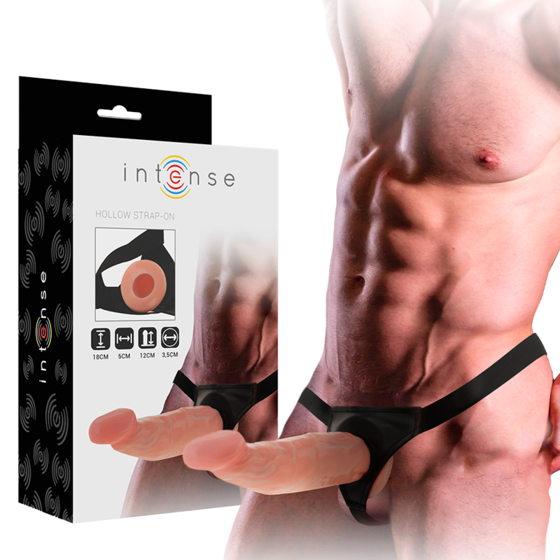 Comprar INTENSE Arnés Hueco Con Dildo 18 X 3.5 Cm – Diseño Ergonómico Para Explorar Nuevas Dimensiones De Placer-Noxtic