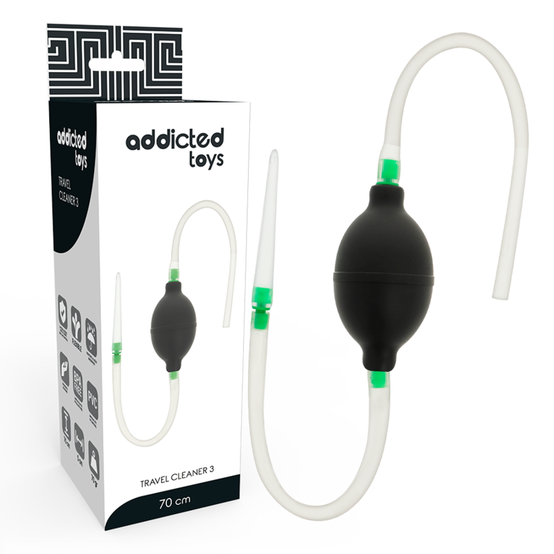 Comprar ADDICTED TOYS Kit Enema Negro – Diseño Innovador Para Una Limpieza Efectiva-Noxtic
