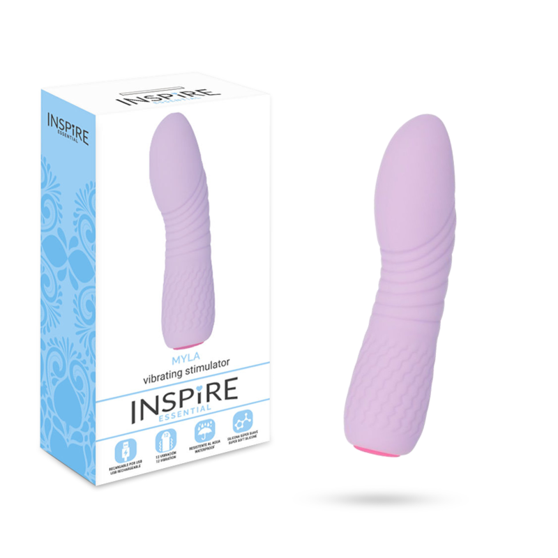 Comprar INSPIRE ESSENTIAL Myla Vibrador Lila Claro – Vibrador Recargable Con Diseño Elegante Y Funcional-Noxtic