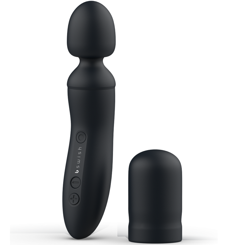 Comprar B SWISH Bthrilled Vibrador Wand Premium Negro – Diseño Elegante Con Funcionalidad Recargable-Noxtic
