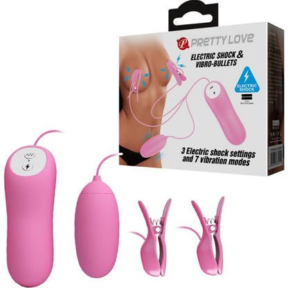 Comprar PRETTY LOVE Pinzas Vibratorias Rosa – Estimulación Ajustable Con Diseño Elegante-Noxtic