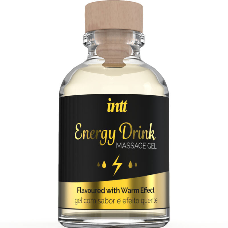 Comprar INTT Gel De Masaje Sabor Bebida Energética – Efecto Calor Para Intensificar La Estimulación Sensorial-Noxtic