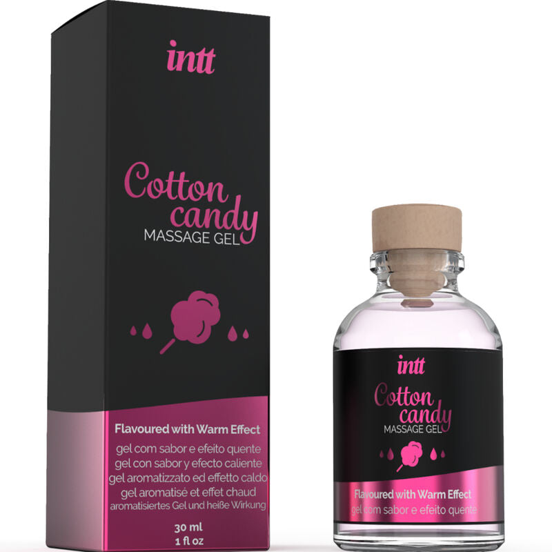 Comprar INTT Gel De Masaje Sabor Algodón De Azúcar – Efecto Calor Para Una Experiencia Sensorial Intensa-Noxtic