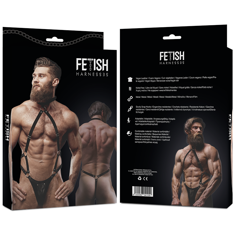 Comprar FETISH Arnés Ecopiel Jock Strap Hombre – Diseño Elegante Con Comodidad Superior-Noxtic