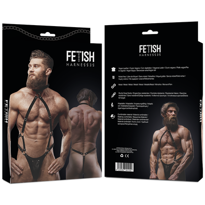 Comprar FETISH Arnés Ecopiel Jock Strap Hombre – Diseño Elegante Con Comodidad Superior-Noxtic
