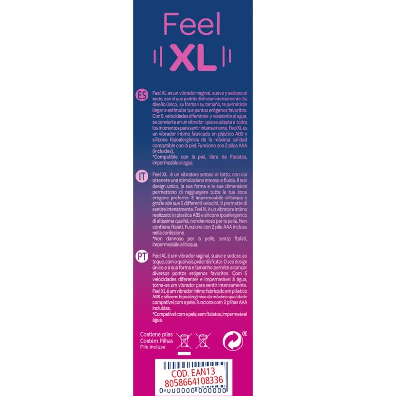Comprar CONTROL Feel XL Bala Vibradora – Diseño Suave Para Experiencias Sensoriales Únicas-Noxtic