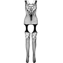 Comprar Passion Eco Collection Bodystocking Eco BS011 Negro – Bodystocking Sostenible Con Estilo Elegante-Noxtic