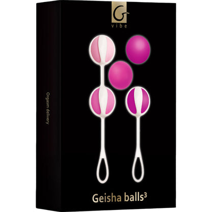 Comprar G-VIBE Set 5 Geisha Balls3 Rosa – Bolas Chinas Para Fortalecimiento Del Suelo Pélvico-Noxtic