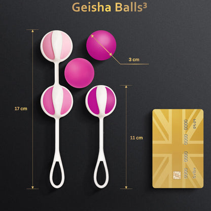 Comprar G-VIBE Set 5 Geisha Balls3 Rosa – Bolas Chinas Para Fortalecimiento Del Suelo Pélvico-Noxtic