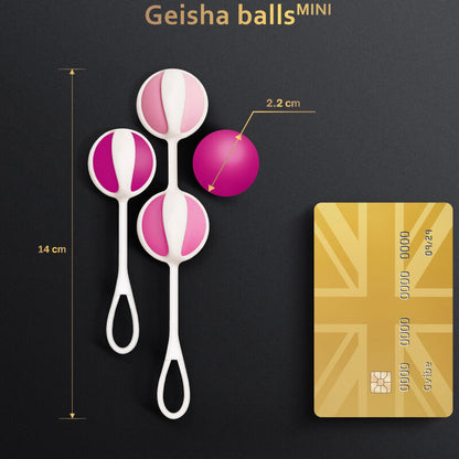 Comprar G-VIBE Set 4 Geisha Balls Mini Morado – Diseño Ergonómico Para Fortalecer El Suelo Pélvico-Noxtic