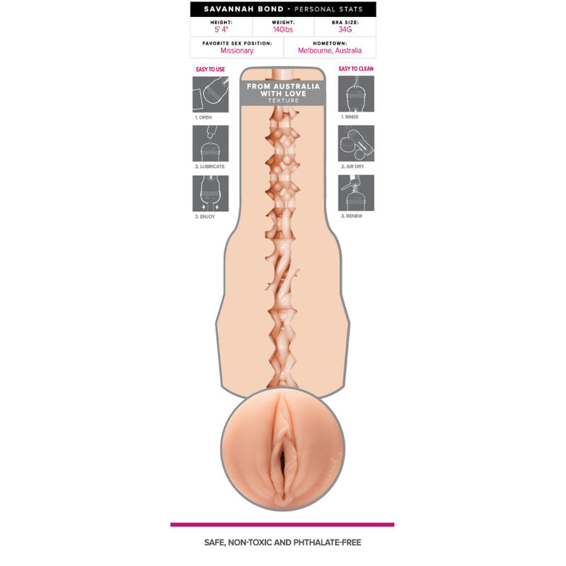 Comprar Fleshlight Girls Savannah Bond – Juguete Erótico Con Textura Interna Innovadora-Noxtic