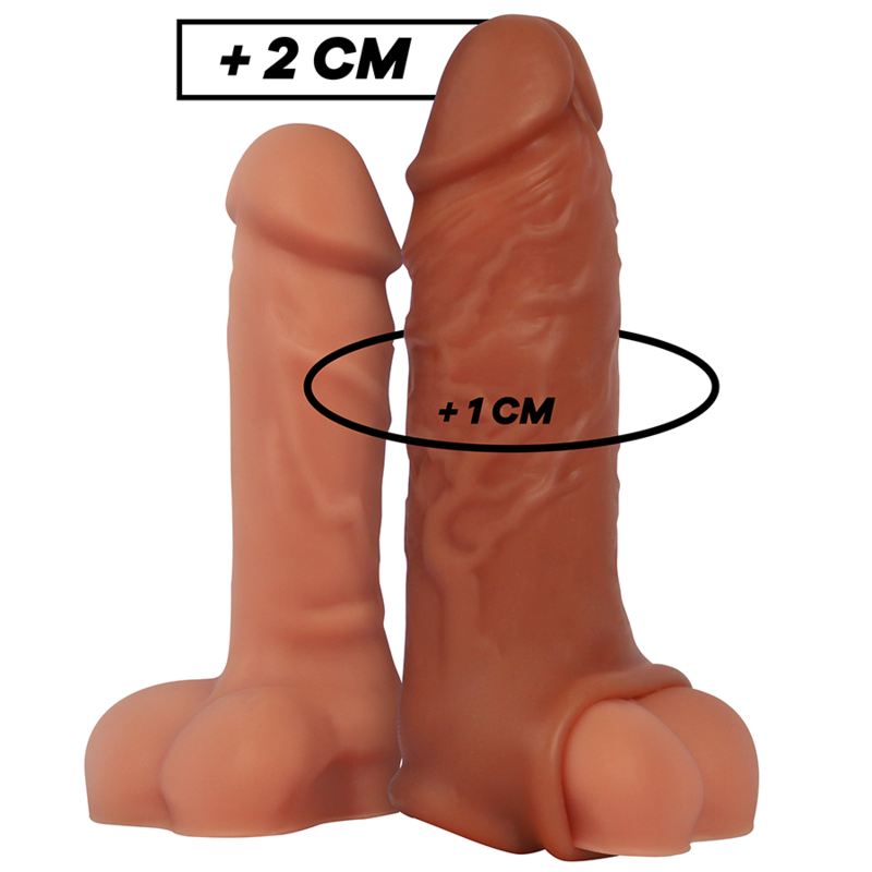 Comprar VIRILXL Extensión Liquid Silicone V9 Marrón – Silicona Médica Suave Para Mayor Comodidad-Noxtic
