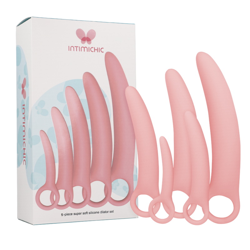 Comprar INTIMICHIC Set 5 Piezas Dilatador Silicona – Diseño Elegante Para Reconectar Con Tu Cuerpo-Noxtic