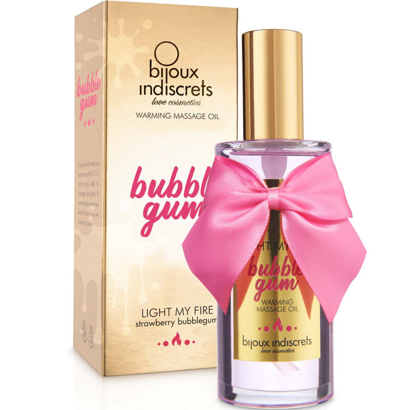 Comprar Bijoux Indiscrets Light My Fire Aceite Masaje Efecto Calor Sabor Chicle – Aceite Comestible Para Momentos Inolvidables-Noxtic
