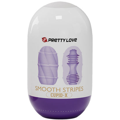 Comprar Pretty Love Huevo Masturbador Smooth Stripes Cupid – Juguete Erótico Con Diseño Innovador Para Placer Personal-Noxtic