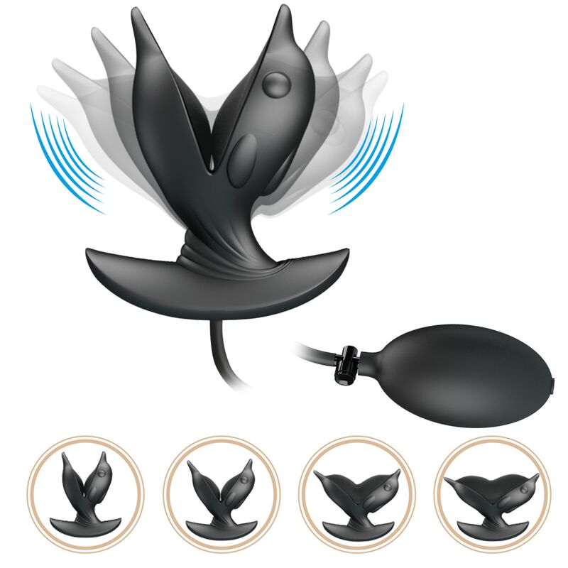 Comprar PRETTY LOVE Plug Anal Delfín Inflable – Juguete Erótico Recargable Para Placer Confiable-Noxtic