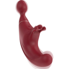 Comprar ADRIEN LASTIC Fusion Triple Estimulador Rojo – Diseño Innovador Para Bienestar Sensorial-Noxtic