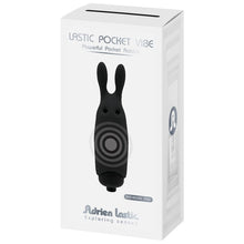 Comprar ADRIEN LASTIC Lastic Pocket Vibrador Conejo Negro – Vibrador Compacto Con Diseño Discreto Para Placer Intimo-Noxtic