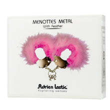 Comprar ADRIN LASTIC Esposas Metal Con Plumitas Rosa – Elegancia Y Libertad Sensorial Para Nuevas Experiencias-Noxtic