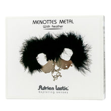 Comprar ADRIEN LASTIC Esposas Metal Con Plumas Negras – Diseño Elegante Para Exploración Creativa-Noxtic
