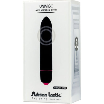 Comprar ADRIEN LASTIC Univibe Mini Bala Vibradora Negra – Diseño Elegante Y Discreto Para Placer Intimo-Noxtic