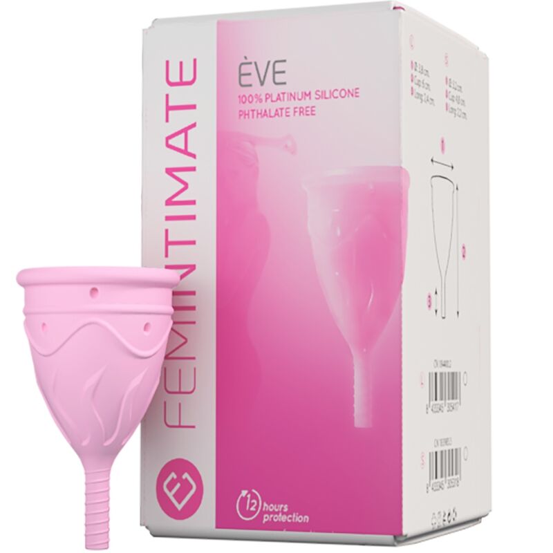 Comprar FEMINTIMATE EVE Copa Menstrual Talla S – Silicona Hipoalergénica Para Comodidad Diaria-Noxtic
