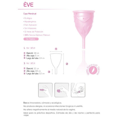 Comprar FEMINTIMATE Copa Menstrual EVE Talla L – Silicona Hipoalergénica Para Comodidad Diaria-Noxtic