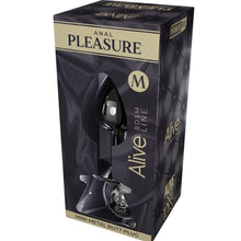 Comprar ALIVE Anal Pleasure Mini Plug Metal Negro Talla M – Diseño Elegante Para Placer Intenso-Noxtic
