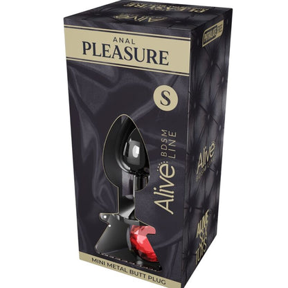 Comprar ALIVE Mini Plug Metal Rojo Talla S – Diseño Elegante Para Estimulación Placentera-Noxtic
