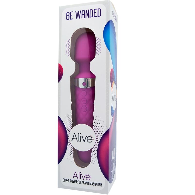 Comprar ALIVE Be Wanded Violeta – Masajeador Vibrador Con Diseño Ergonómico Para Placer Sensitivo-Noxtic