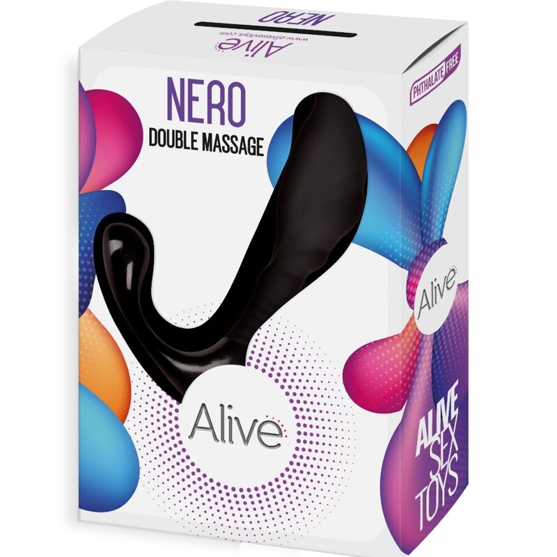 Comprar ALIVE Nero Doble Masajeador – Diseño Ergonómico Para Estimulación Confortable-Noxtic