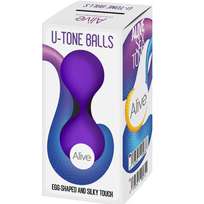 Comprar ALIVE U Tone Bolas Violeta – Bolas Chinas Para Fortalecer Músculos Pélvicos-Noxtic