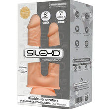 SILEXD - MODEL 1 REALISTIC PENIS DOUBLE PENETRATION PREMIUM SILICONE SILEXPAN 17.5 / 19.5 CM
