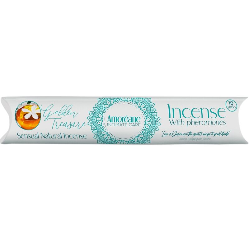 Comprar AMOREANE Golden Treasure Incienso Con Feromonas – Aroma Jazmín Para Ambientes Agradables-Noxtic