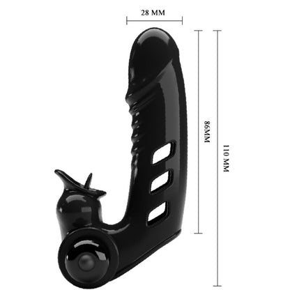 Comprar PRETTY LOVE Corbin Funda Dedo Vibrador Negro – Estimulación Con Diseño Innovador Para Placer Personal-Noxtic