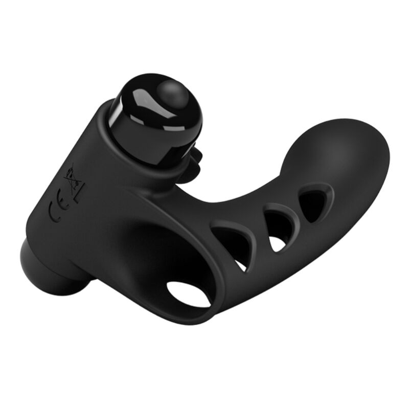 Comprar PRETTY LOVE Orlando Funda De Dedo Vibrador Negro – Estimulación Precisa Con Diseño Ergonómico-Noxtic