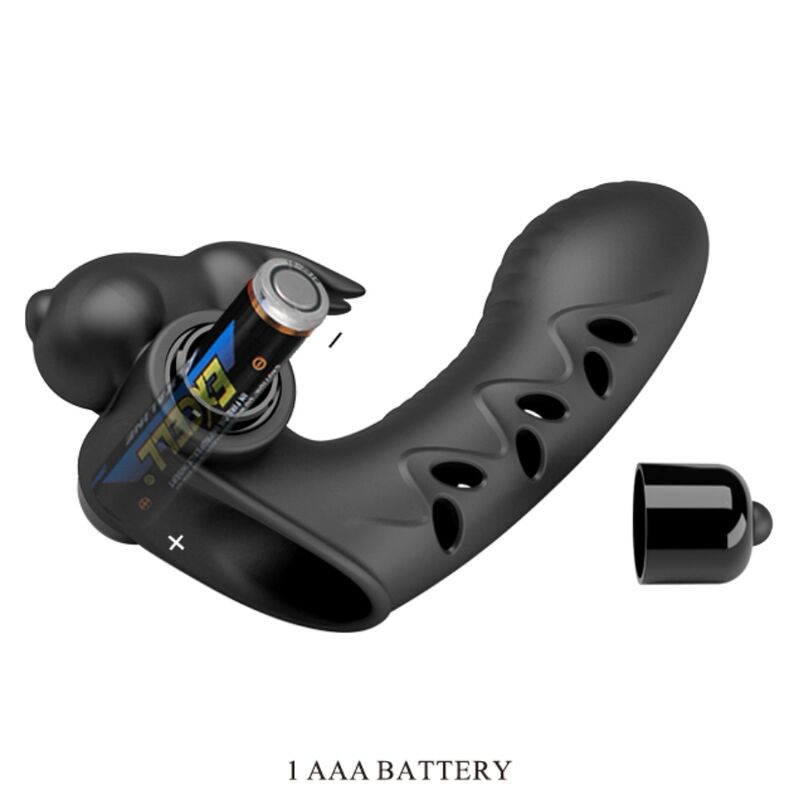 Comprar Pretty Love Vance Funda Dedo Vibrador Conejo Negro – Silicona Médica Para Placer Confiable-Noxtic