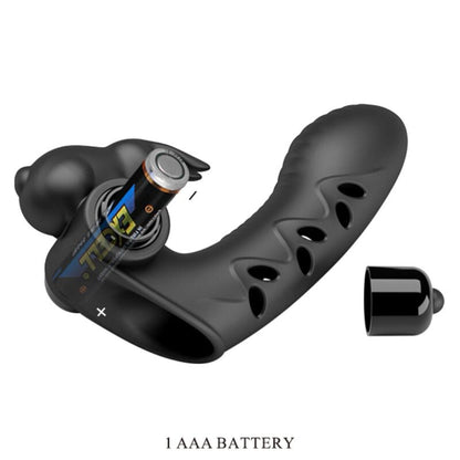 Comprar Pretty Love Vance Funda Dedo Vibrador Conejo Negro – Silicona Médica Para Placer Confiable-Noxtic