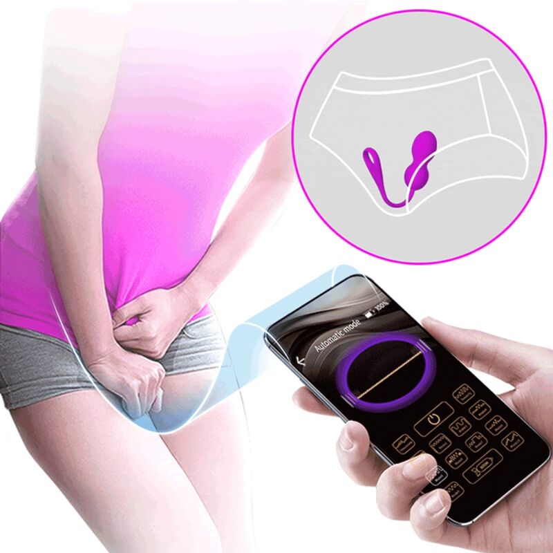 Comprar Pretty Love Elvira Bolas Vibradoras Recargables Morado – 12 Funciones De Vibración Para Ejercicios De Kegel Placenteros-Noxtic