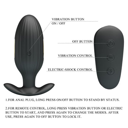 Comprar Pretty Love Kelly Plug Anal – Vibrador Recargable Con Diseño Ergonómico-Noxtic