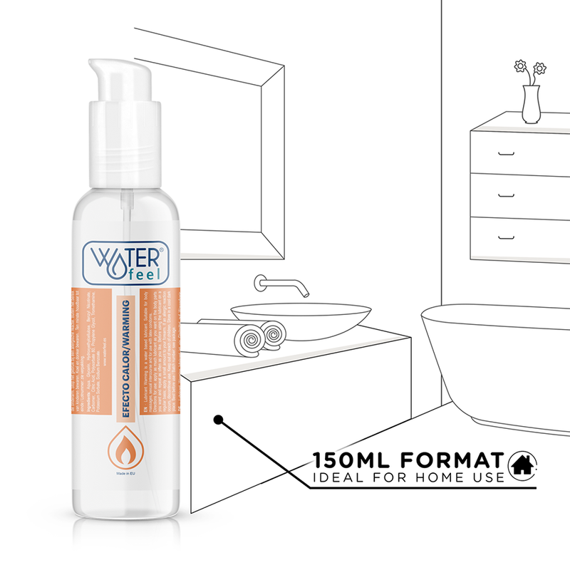 Comprar WATERFEEL Lubricante Efecto Calor 150 ML – Sensación Sedosa Para Mayor Placer-Noxtic