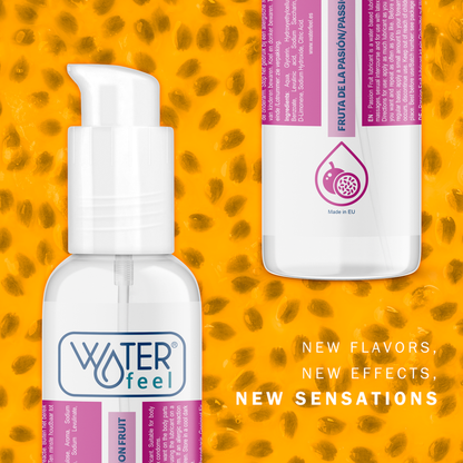 Comprar WATERFEEL Lubricante Base Agua Fruta De La Pasión 175 Ml – Textura Suave Con Sabor Exquisito Para Placer Intenso-Noxtic