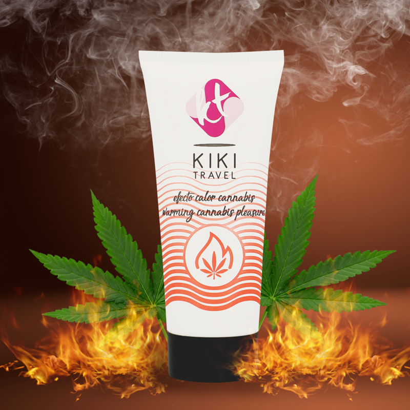Comprar KIKÍ Travel Gel Deslizante Sabor Cannabis – Efecto Calor Intenso Con Tacto Sedoso-Noxtic