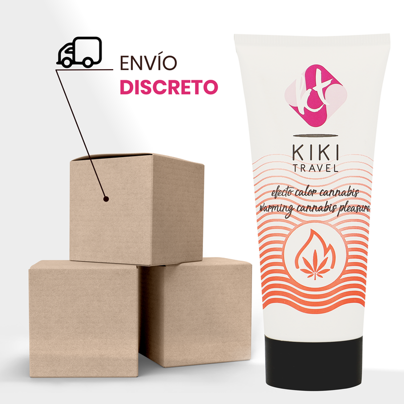 Comprar KIKÍ Travel Gel Deslizante Sabor Cannabis – Efecto Calor Intenso Con Tacto Sedoso-Noxtic