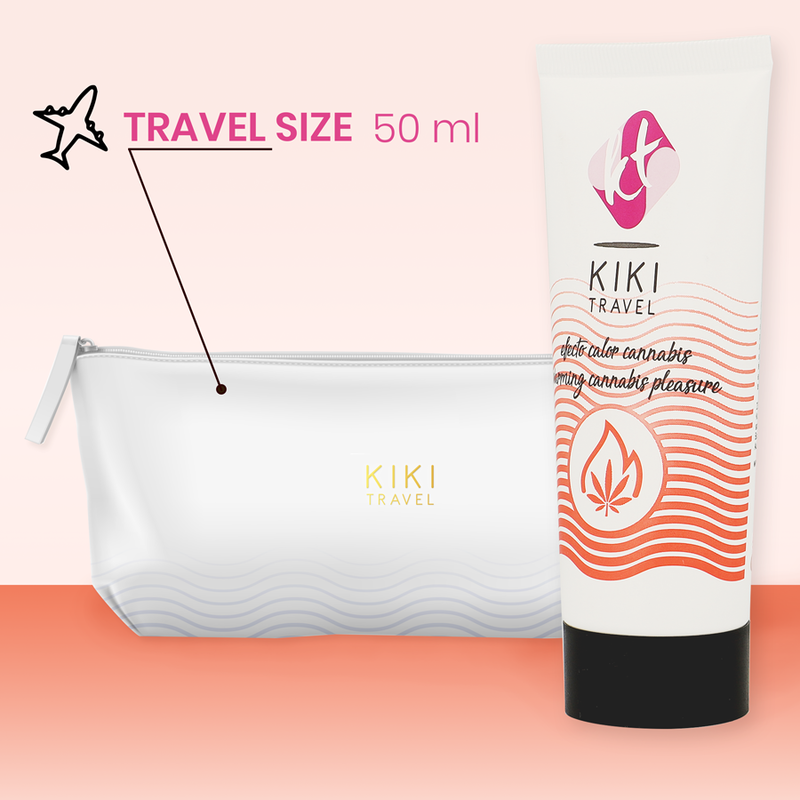 Comprar KIKÍ Travel Gel Deslizante Sabor Cannabis – Efecto Calor Intenso Con Tacto Sedoso-Noxtic